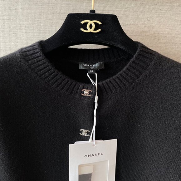Chanel black Cardigan Size 36 - Picture 3 of 7